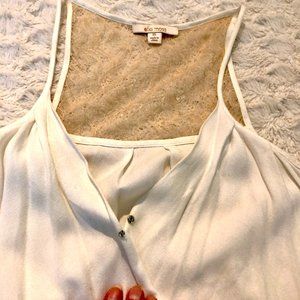 Lovely romantic Ella Moss lace back camisole